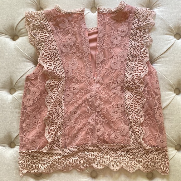 Pink Lace Blouse ✨ - Picture 4 of 9
